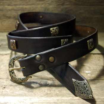 Viking Belt Ornulf - dark brown