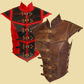 Reinforced jerkin - light brown