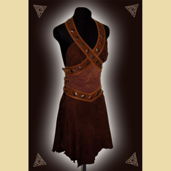 Leather dress