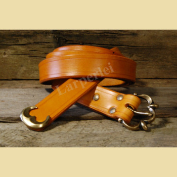 Mittelalterlicher Langgürtel Isabeu - gelb