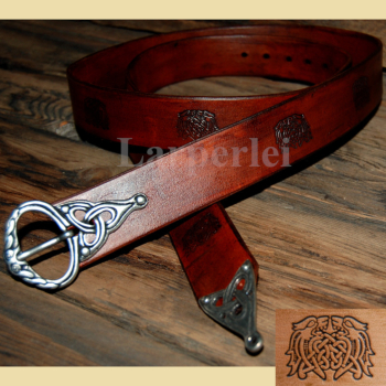 Wikinger Gürtel mit Prägung, Skeggi