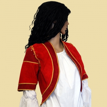 Bolerojacke aus Leder