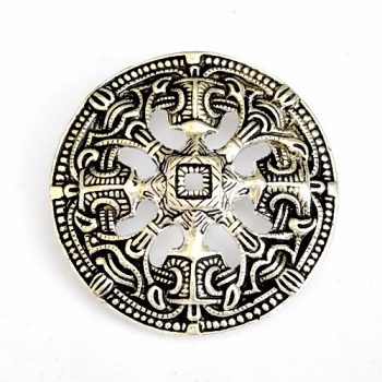 Große durchbrochene Scheibenfibel